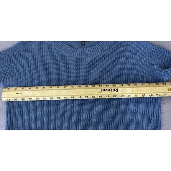 Toad & Co Sz XS Oversized Bianca II Org ctn Crew Neck Boxy Crop Sweater - Picture 7 of 9